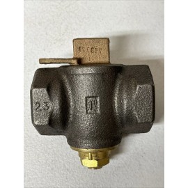 Mueller Luboseal Gas Meter 1” Shut-Off Valve 175 PSIG Iron Body Brass Lockwing