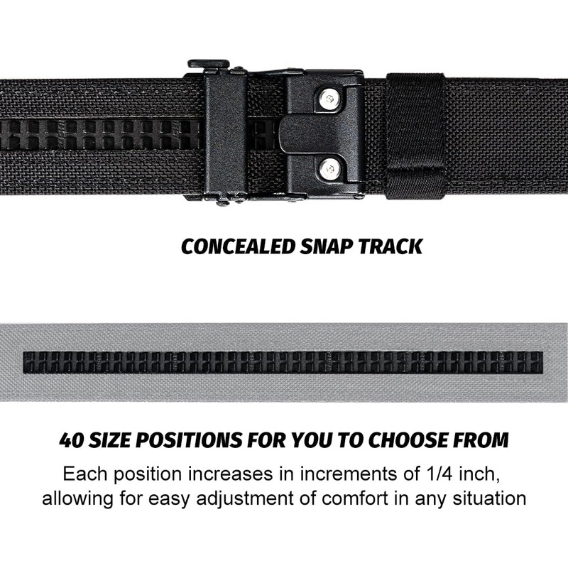 Tactical Gun Belt 1.5" EDC Stiff Heavy Duty Belts 38mm