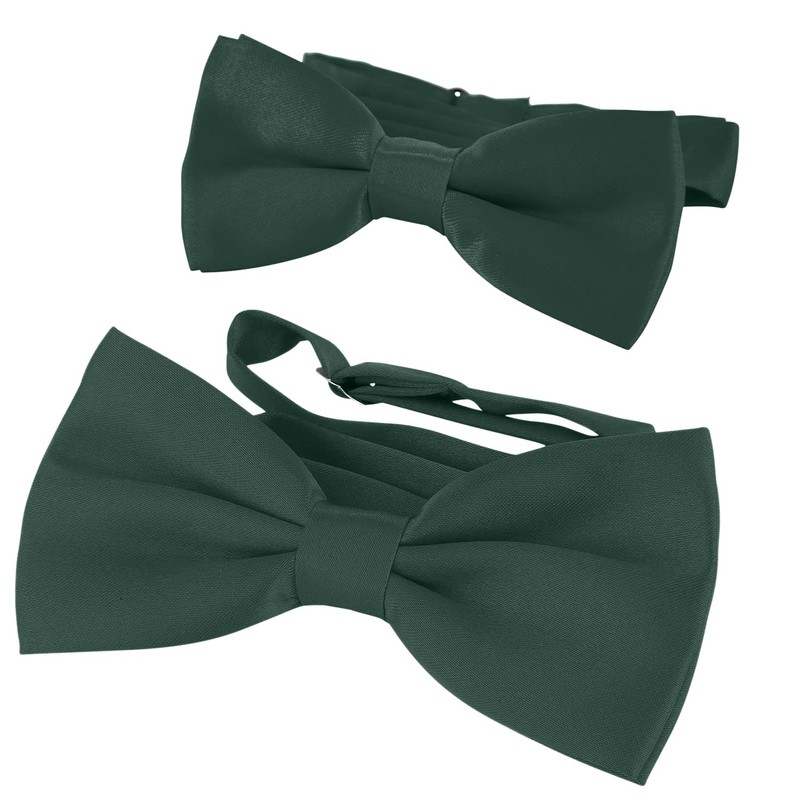 DonDon Father-son bow tie set in partner look, already tied