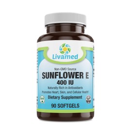 Livamed - Non-GMO Sunflower E 400 IU Softgels 90 Count