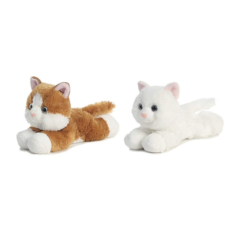 Aurora Bundle of 2 Plush 8.5" Cats - Sugar Too