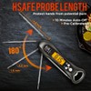 Zuchii Digital Meat Thermometer for Cooking & BBQ, Waterproof Backlight,