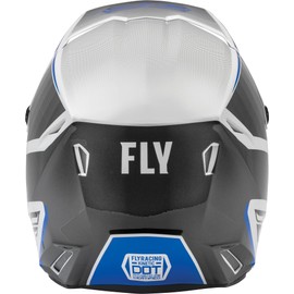 Fly Racing 2022 Adult Kinetic Drift Helmet (Blue/Charcoal/White, X-Large)