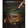 SUNPOW Metal Detector Pinpointer for Adults & Kids, Fully Waterproof,