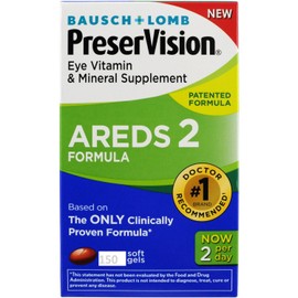 Bausch and Lomb PreserVision AREDS 2 Formula Eye Vitamin and Mineral Supplement - 150 Softgels by Bausch & Lomb