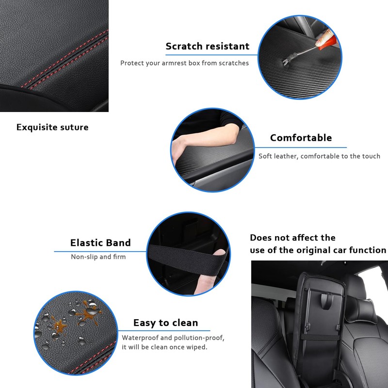 XYHGM Car Center Console Armrest Cover for Toyota Camry 2026