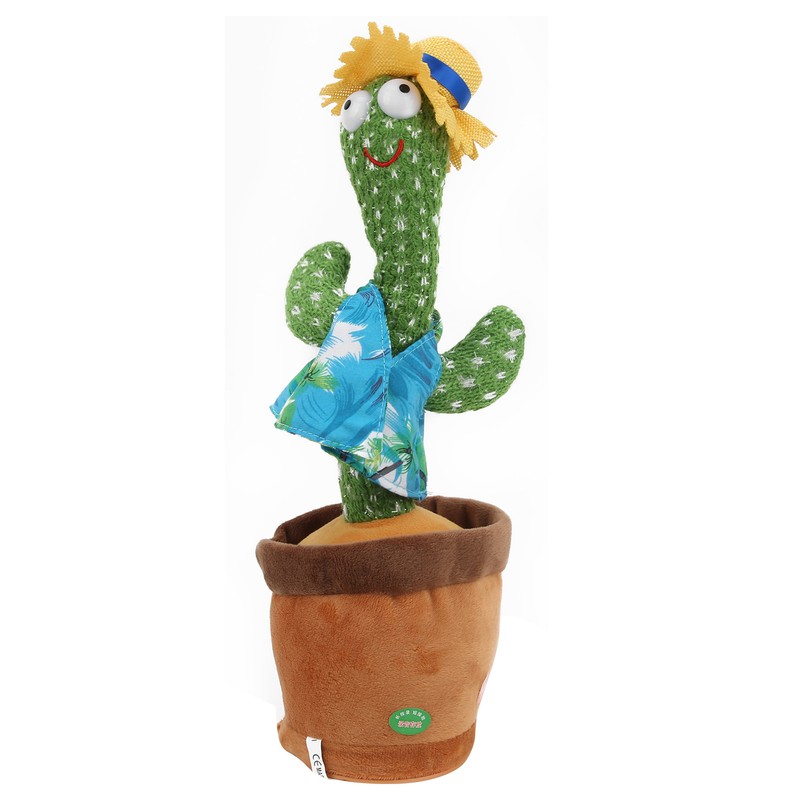 Cactus Plush Toy Multifunction Electronic Cacti Plaything Singing and Dancing