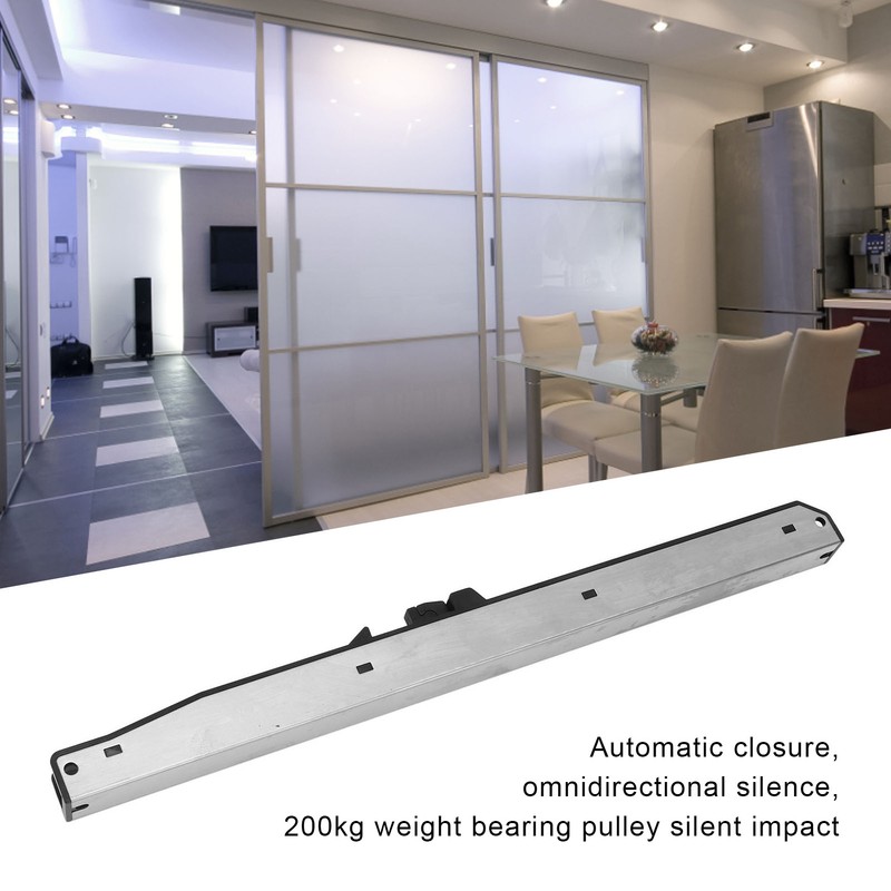 Barn Door Soft Close Mechanism Stainless Steel POM Spring Buffer