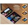 Konnect Under Desk Drawer, Self-Adhesive Slide Out Storage Organizer wi