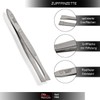 OTTO HERDER Plucking Tweezers - Rustproof Tweezers 8 cm Ribbed