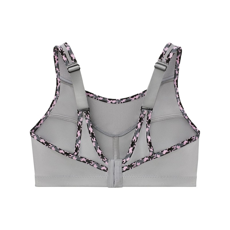 Glamorise - Brasier Deportivo sin Rebote para Mujer #1066, Gris