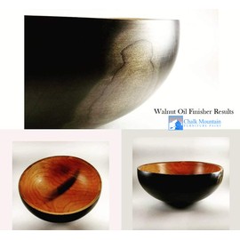 All-Natural Walnut Oil Wood Finisher, Restorer and Sealer. Food Safe Preserve & Beautify Unfinished Wood - 32 Fl oz