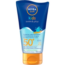 Protector Solar Corporal NIVEA SUN Kids Protect & Care FPS 50+ 150Ml. Protección Inmediata Y Duradera