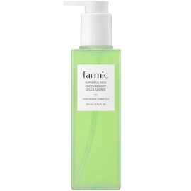 Farmic Acne Functional Superfull Veggie Green Reboot Mildly Acidic Cleansing Gel, 1 pc, 200ml / 파믹 여드름 기능성 슈퍼풀 베지 그린 리부트 약산성 클렌징 젤, 1개, 200ml