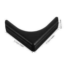 Kisangel 1 Pair Nonslip Plastic Beach Chair Tube Caps Durable Skid Furniture Leg Protectors for Outdoor Activities Portable Replacement Foot Pads for Stability and Safety