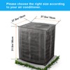 Luxiv Full Mesh Central Air Conditioner Cover, All Seasons Mesh
