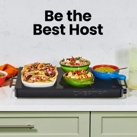 Chefman Electric Warming Tray with Adjustable Temperature Control, Perfect For