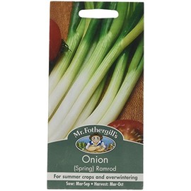 Mr Fothergill's 21423 Vegetable Seeds, Onion (Spring) Ramrod
