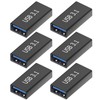 GRASSCALM USB-C Female to USB-A Female Converter Adapter, 6 Pack