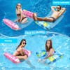 Swimming pool inflatable hammock, 5-piece set, including 3 water hammocks