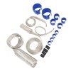 Stainless Steel Dress Up Hose Cover Kit Universal Radiator Hose