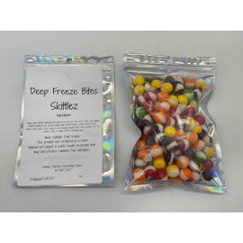 Deep Freeze Bites Freeze Dried Candy  SKITS Pack Assorted Rainbo Flavors Fresh CHOOSE YOUR SIZE - 4 Ounce Bag Approximate 50 Pieces