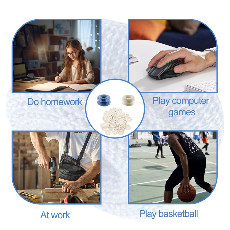 Asheyya 50 Pcs Finger Bandages Tubular Set, Finger Bandage Stall