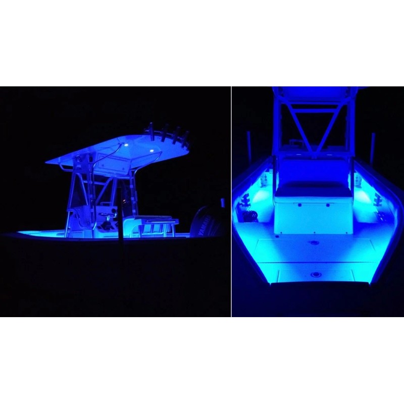 UN Brand FS BLUE - - LED Pontoon Boat Light