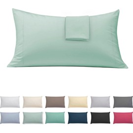 ECOMMERC3 | Extra Soft and Comfortable 150 Pillow Case - Green Pillow Case Made in Spain, Breathable, Easy to Wash