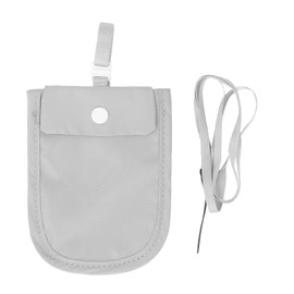 Undercover Bra Purse, Pocket Lanyard, Waterproof, Hidden Travel Bag with Lanyard, Waterproof Secret Compartment for Women, Credit Cards, Money, Valuables, gray