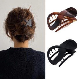 【Diseño único】Estas pinzas para el cabello planas están hechas de material plástico resistente de alta calidad, que no se daña fácilmente con el uso a