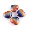 CrystalTears 7 Chakra Worry Stone 40 x 45 mm Heart