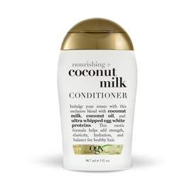 OGX Nourishing + Coconut Milk Conditioner, 3 Ounce Trial Size