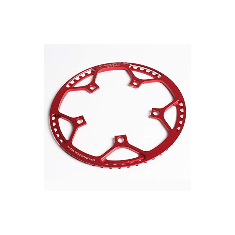 Folding Bike Square Bicycle Crank Crankset BCD130 Single 45/47/53/56/58T Chainwheel