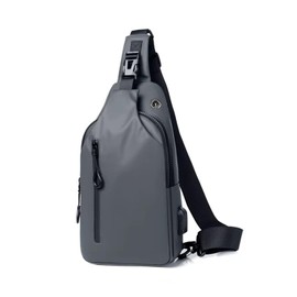 URZOP Waterproof Sling Bag Crossbody Backpack for Men Women Sling Backpack Hiking Daypack Multipurpose Cross Body Chest Bag (grey)