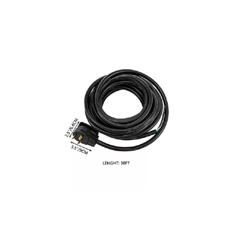 Vevor Cable De Extensión Para Vehículos Recreativos 30ft 30a