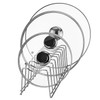 Y.Z.Bros Pot Lid Organizer, Kitchen Plate Rack Holder Rest, Storage
