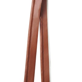 5M Brown Leather Piping Trim 1CM Wide Piping Bias Binding Piped Trim for Clothing Fabric Edge Sewing Ribbon