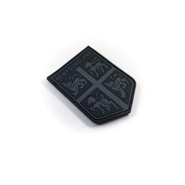 PVC Morale Patch (2"x2.75") -Newfoundland Provincial Patch - Black & Grey