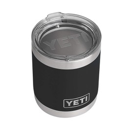 YETI Rambler 10 oz Lowball, Vacuum Insulated, Stainless Steel with Standard Lid