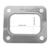 Turbo T4 Flange Gasket Stainless Steel 4 Bolt Hole SeparateType