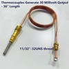 MCAMPAS Q314A4586 Pilot Burner with Thermocouple Assembly for Gas Furnaces,