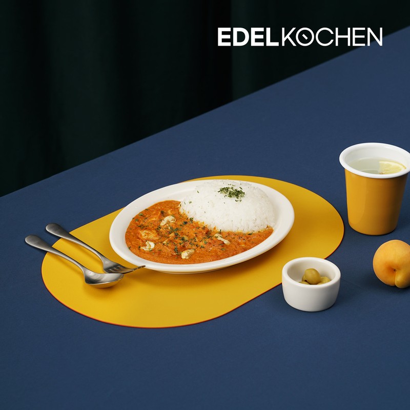 Edelcochen Bola Collection table mat 2-piece set (green + yellow),