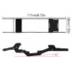 Injora Carbon Fiber Chassis Kit Low Center of Gravity Frame