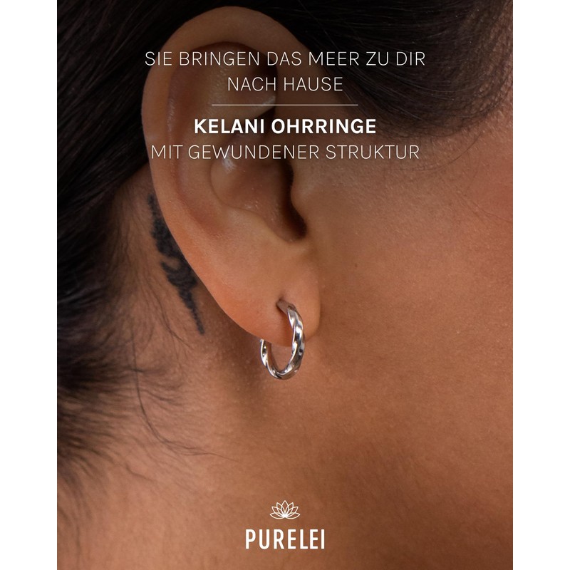 PURELEI® Kelani Earrings, Silver