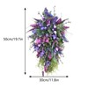 Artificial Flower Wreath Wreath with Lilacs Hyacinths Hydrangeas Spring Summer