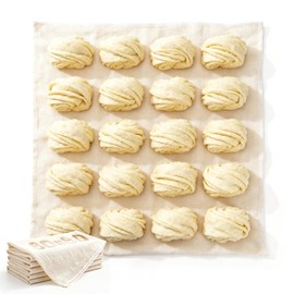 CEVYEA 5 Piezas de Cheese Cloth y Cuajo Para Queso Profesional | Manta de Cielo Reutilizable| Ideal para Elaborar Queso Artesanal, Filtrar Cerveza y Conservar Especias (80X80cm(31.4X31.4in))