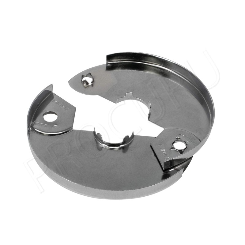PROCURU 12-Pack 1/2-Inch CTS (5/8" OD) E3755 Hinged Split Escutcheons,
