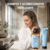 Nashi Argan Duo Shampoo y Acondicionador Energizante para Control de