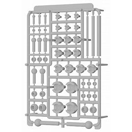 Hobby Base PPC-T133 Joint Technique Ball Joint Double Pure White Plastic Model Parts